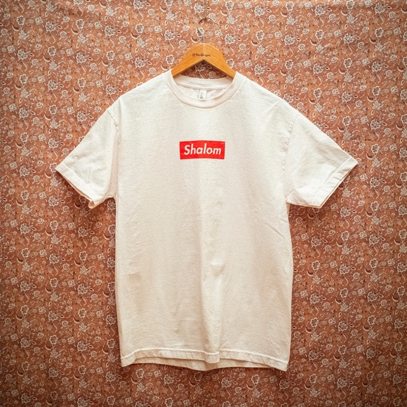 Shalom not Supreme Tee Shirt - Picture 1 of 4